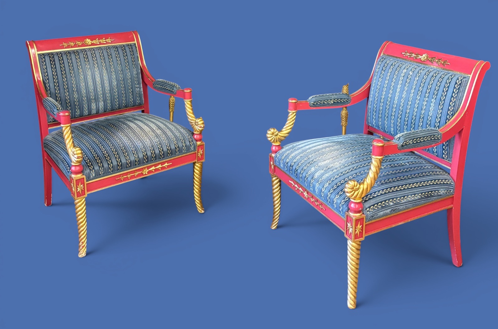 Pair of High End Decorative Armchairs