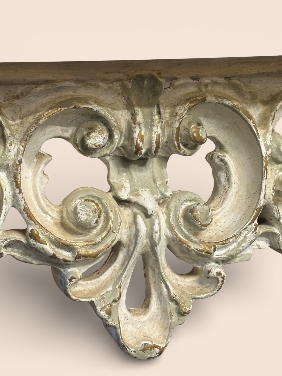 French Marble top Console Table