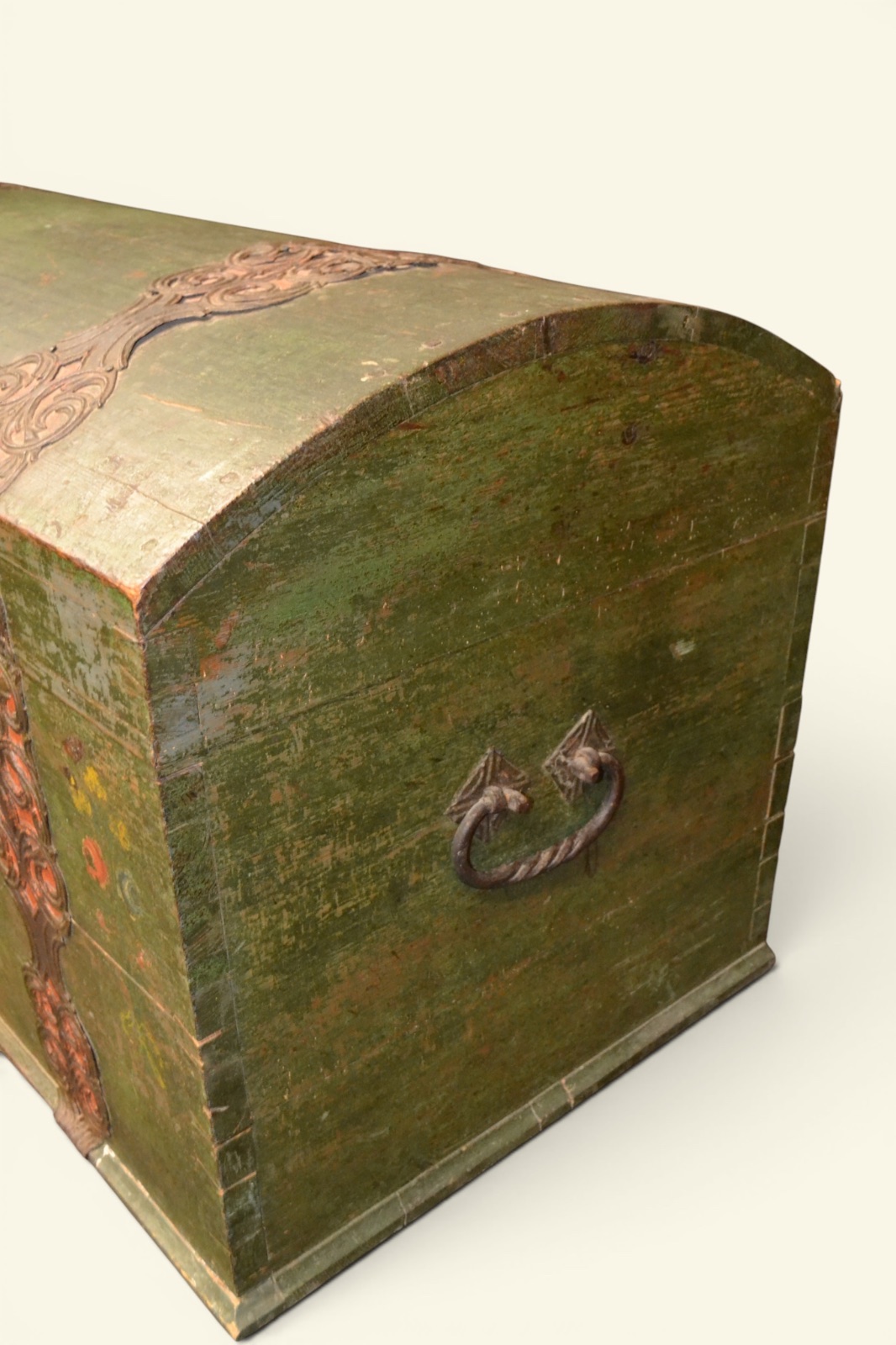 Swedish Marriage Chest Folk-Art dated 1829